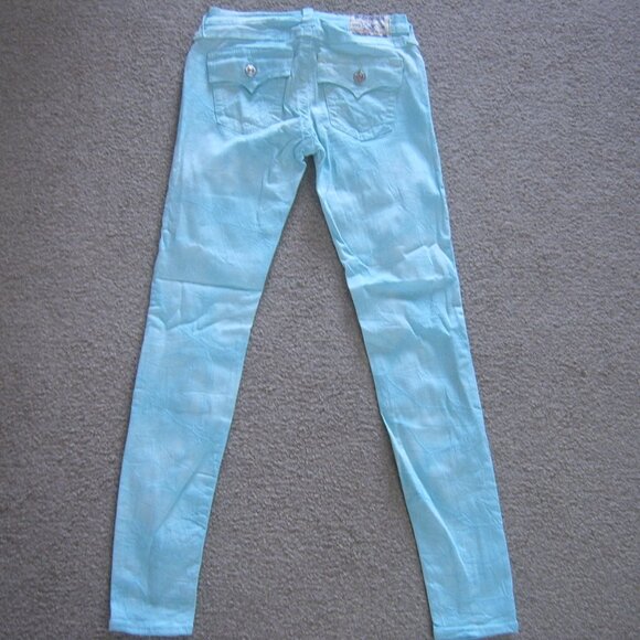Like New Excellent Condition True Religion Women Jeans sz 27 Made in Mexico - Picture 2 of 5